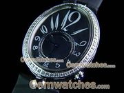 Replica Breguet ss+diamond 721 quartz pearl Black dial