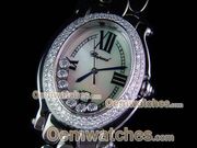 Chopard Watches Happy Sports Oval Ladies Diam/SS White Swiss Quartz