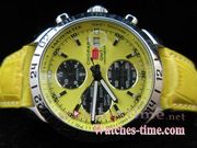 Replica Chopard mille miglia leather automatic yellow