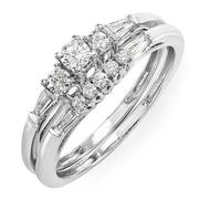 zirconia wedding sets at Dazzling Rock