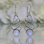 Moonstone Earring-Startling Warp