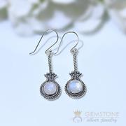  Moonstone Earring-Delightful Zealot