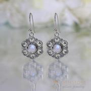 Moonstone Earring-Blossom