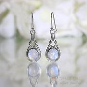 Moonstone Earring-Affectionate Knot