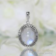 Moonstone Pendant-Ellipse