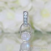 Moonstone Pendant-Love Locked