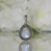 Moonstone Pendant-Moon Drop