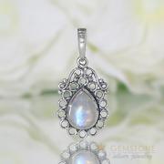 Moonstone Pendant-Ornamented Apollo