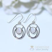 Moonstone Earring-Helene Sterling