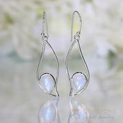 Moonstone Earring-Precious Oculus