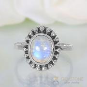 Moonstone Ring Royal Fortune