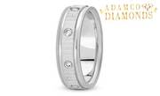 White Gold Diamond Wedding Bands New York