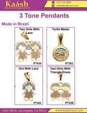 3-Tone Pendants For Lovely Kids by Kaashusa