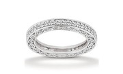 Eternity Diamond and Gold Wedding Band New York