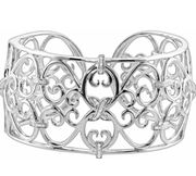 Filigree Scroll Cuff Bracelet