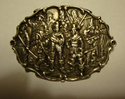 Silver brooch Rembrandt's Night Watch